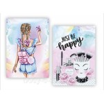 Декоративна листівка Just be happy, картон 7 см на 10 см