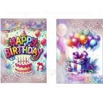 Декоративна листівка Happy birthday, картон 7 см на 10 см Декоративна листівка Happy birthday, картон 7 см на 10 см