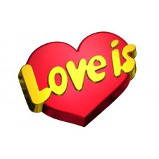 Пластикова форма 685 - Love is