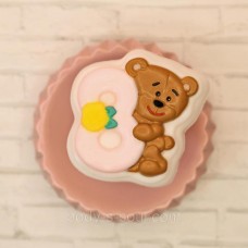 Пластикова форма Ведмедик 8 Березня
