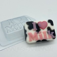 Форма пластикова I love milk