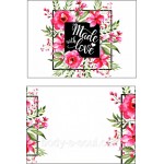 Бірка декоративна Made with love, розмір 4,5 см на 6,5 см Бірка декоративна Made with love, розмір 4,5 см на 6,5 см