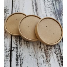 Крышка бумажная к крафт стакану 240/360 мл Крышка бумажная к крафт стакану 240/360 мл