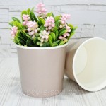 Крафт стакан БЕЗ КРЫШКИ, цвет мокко, высота 10,6 см диаметр 11,5 см