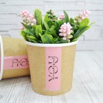 Крафт стакан БЕЗ КРЫШКИ, цвет крафт You , высота 10,6 см диаметр 11,5 см