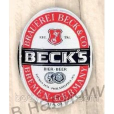 Наклейка для мила Пиво Becks, 5 етикеток на аркуші