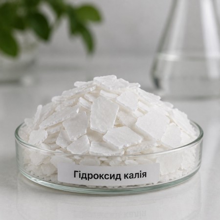 Гідроксид калію очищений, пластинки