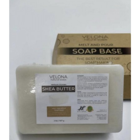 Мильна основа Shea Butter VELONA з маслом ши для виготовлення мила